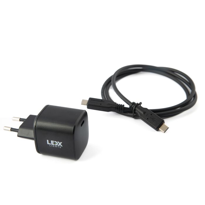 Charger with USB-C-PD cable